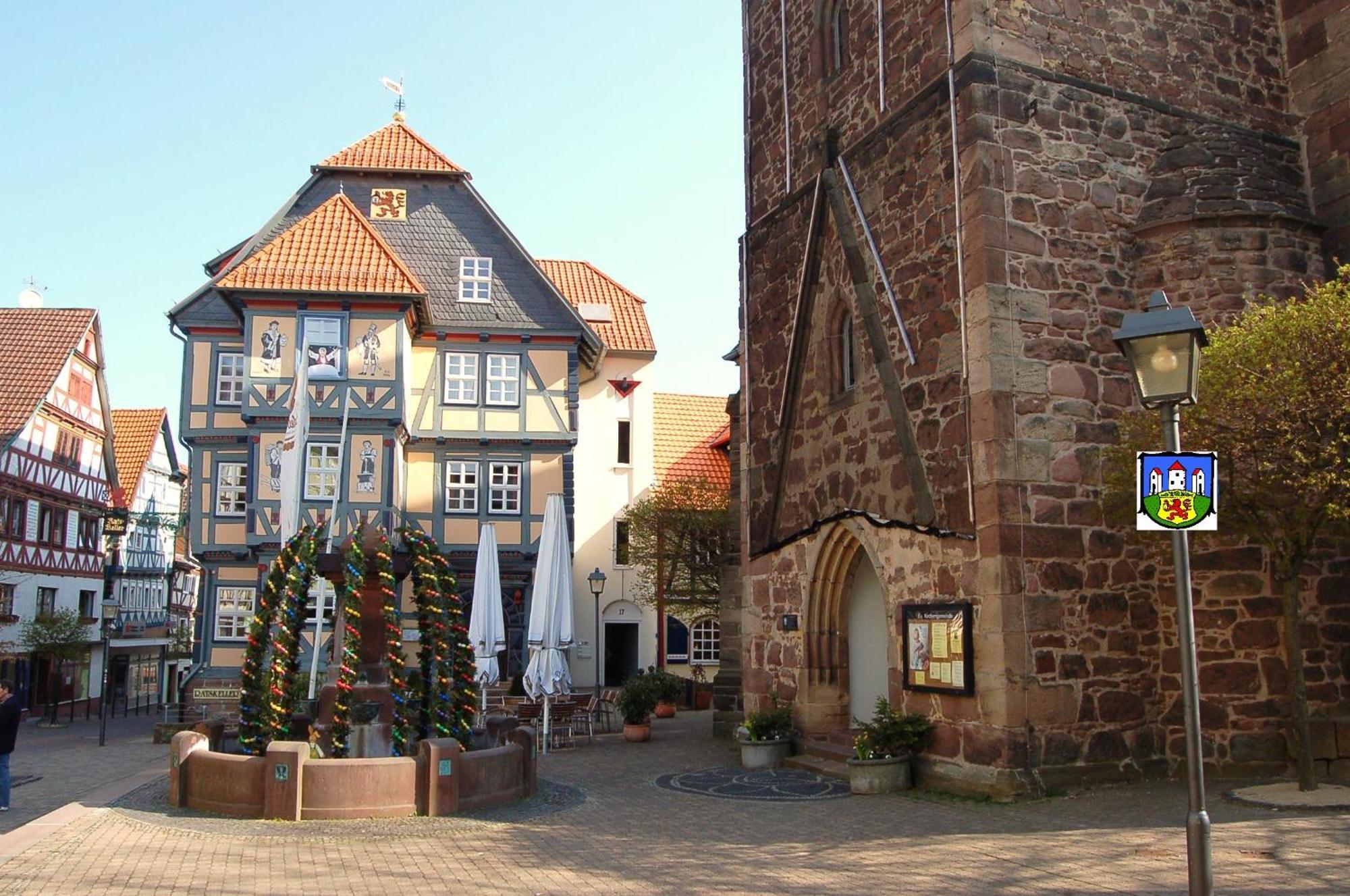 Hollestuebchen Apartamento Hessisch Lichtenau Exterior foto